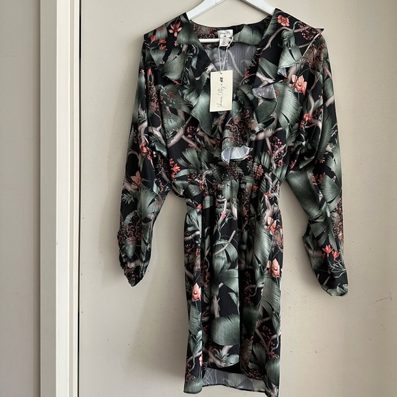 Johanna Ortiz x H&M Floral Print Mini Dress NWT - Picture 4 of 6
